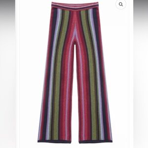 BCBG MaxAzria Runway Leonora pants, XS, multicolor knit, pull on, excellent